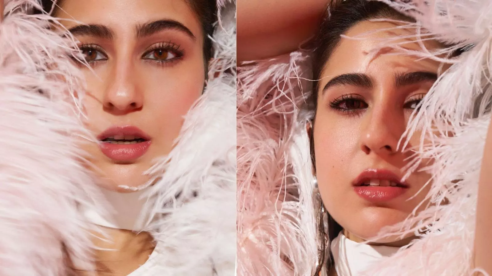 फैशनेबल अवतार में नजर आईं Sara Ali Khan, फेदर ड्रेस में ढाया कहर