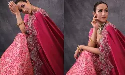 पिंक लहंगे में इठलाती हुई नजर आईं मलाइका अरोड़ा, देखें लेटेस्ट फोटो