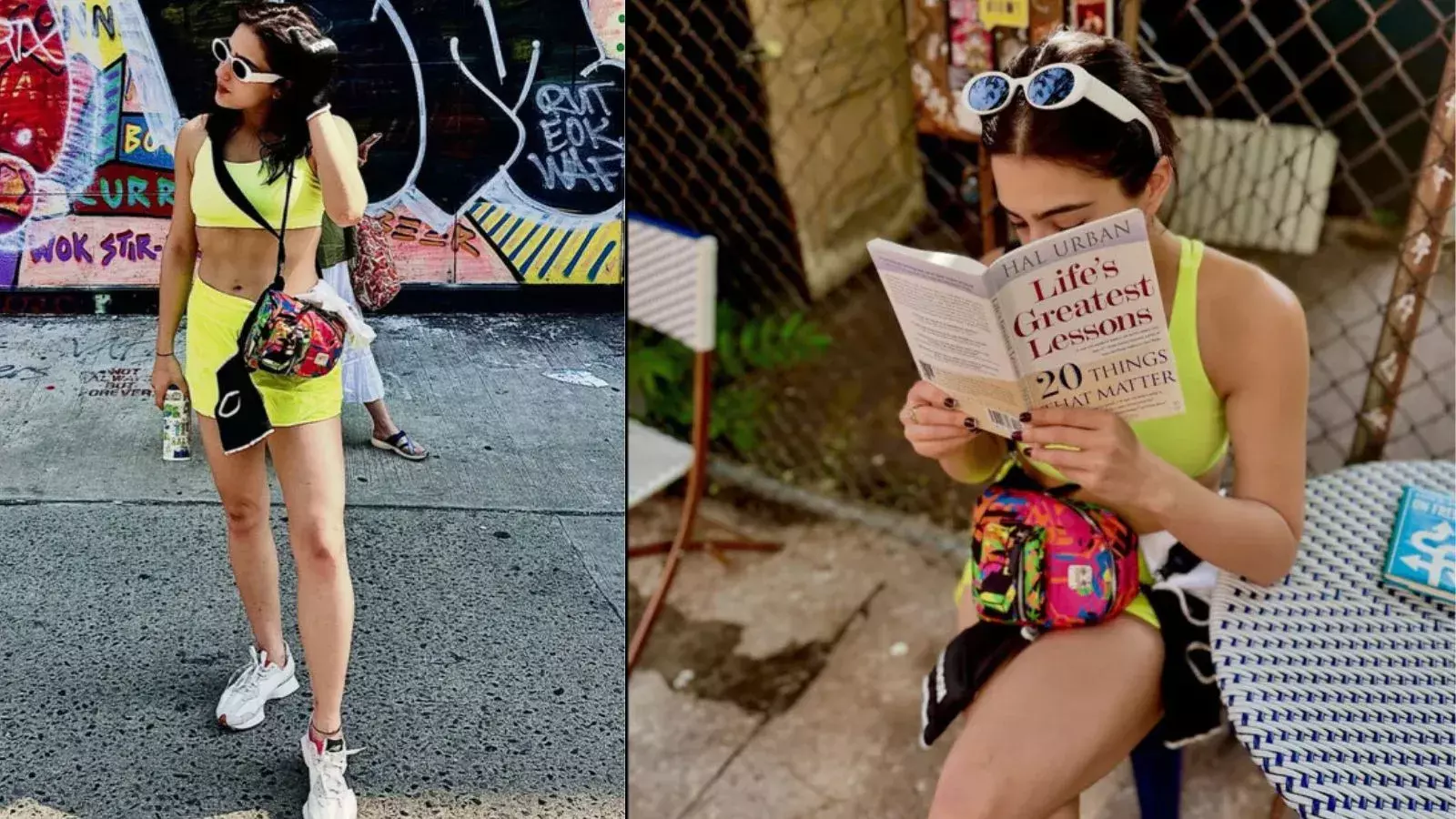 न्यूयॉर्क में समर वकेशन एन्जॉय करती दिखीं सारा अली खान, नियॉन आउटफिट में दिखा स्टाइलिश अंदाज