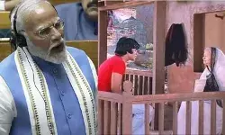 कांग्रेस पर तंज कसते हुए PM मोदी ने बोला शोले का डायलॉग- मौसी जी, तीसरी बार ही तो हारे हैं