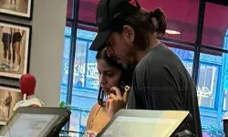 न्यूयॉर्क में बेटी सुहाना खान के साथ मस्ती करते दिखाई दिए शाहरुख खान, देखें फोटोज