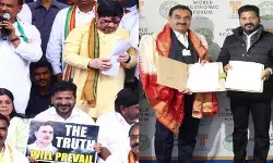 दावोस में अडानी से किये करोड़ों के सौदे, अब तेलंगाना के सीएम कर रहे प्रदर्शन