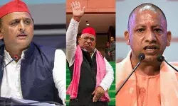 योगी की टोपी लाल,कारनामे काले वाली बात चुभ गई, अखिलेश ने पढ़ाया रंगों का विज्ञान