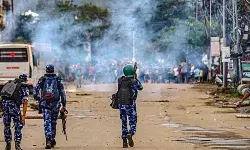 Manipur: जिरीबाम गोलीबारी के खिलाफ चुराचांदपुर में विरोध-प्रदर्शन