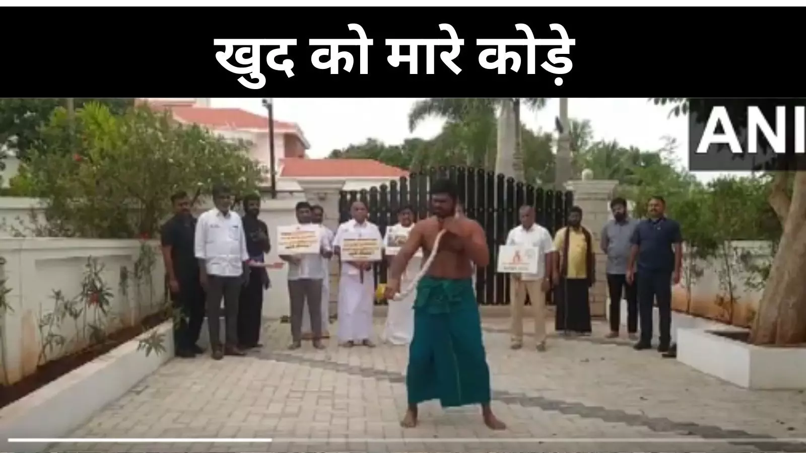 के अन्नामलाई ने खुद को 6 बार मारे कोड़े, वजह भी बताई, देखें VIDEO