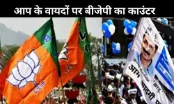 आप का ऐलान पर ऐलान! बीजेपी का पलटवार, कहा- केजरीवाल का छलावा
