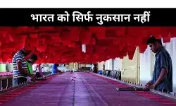 Workers Weaving Cloths Indian Apparel Industry