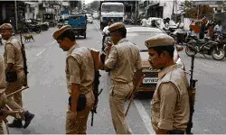 VARANASI POLICE PATROLLING