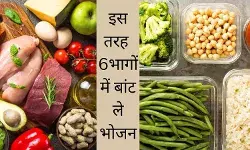 बिना डायटिंग तेजी से वजन घटाने की ट्रिक, 6 टुकड़ों में बांट दें भोजन