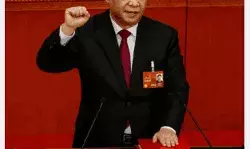 china president xi jinphing shacked armys number 2 rank officer