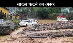Jammu Kashmir Ramban flash flood vechiles stuck in mud