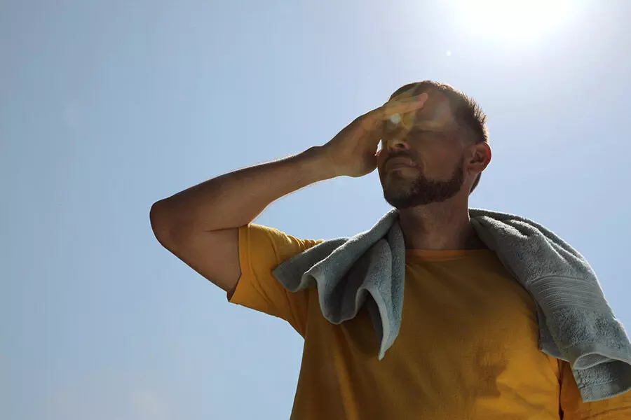 heatwave image in india
