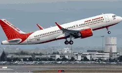 air india plane taking off