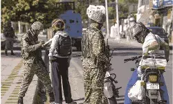 security forces cheking in kashmir valley