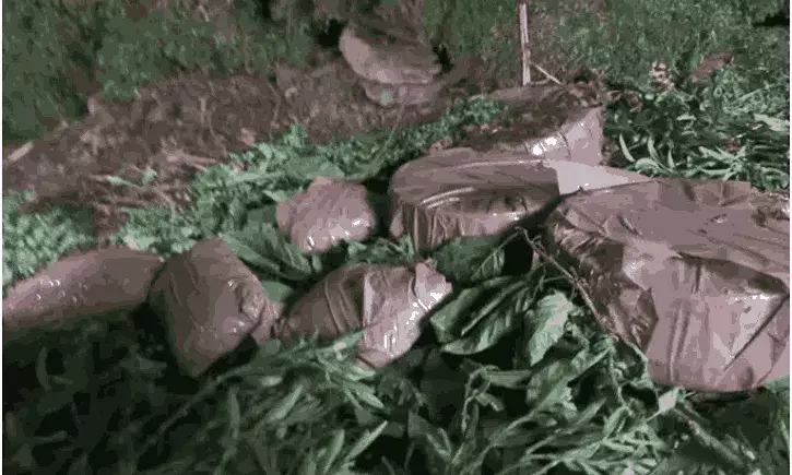 Poonch police released photos from the hideout,