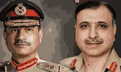 Pakistan’s General Asim Munir and his close confidant NSA and chief of the ISI Lieutenant General Muhammad Asim Malik
