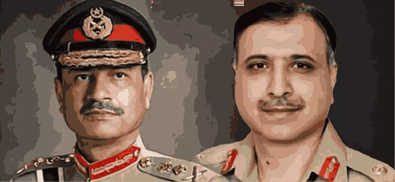 Pakistan’s General Asim Munir and his close confidant NSA and chief of the ISI Lieutenant General Muhammad Asim Malik Pakistan’s General Asim Munir and his close confidant NSA and chief of the ISI Lieutenant General Muhammad Asim Malik