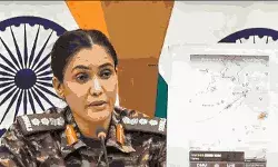 colonel sofia Qureshi  in a press briefing