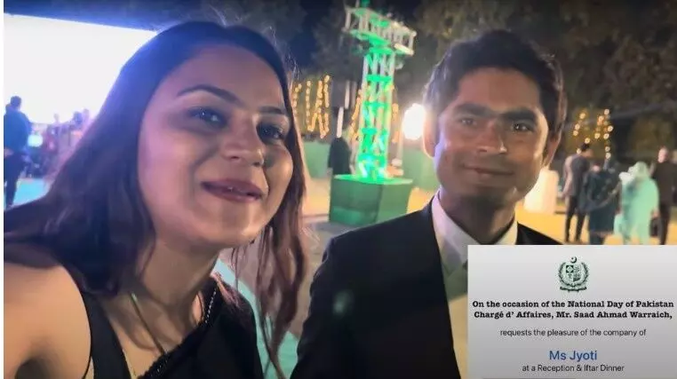vlogger jyoti malhotra with danish