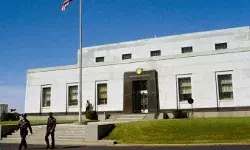 The United States Depository for gold reserves stands in Fort Knox