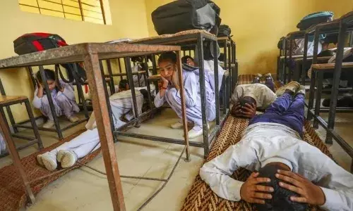 mock drill file photo
