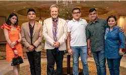 elon musks  father in india visit