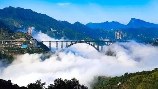chenab railway bridge chenab railway bridge