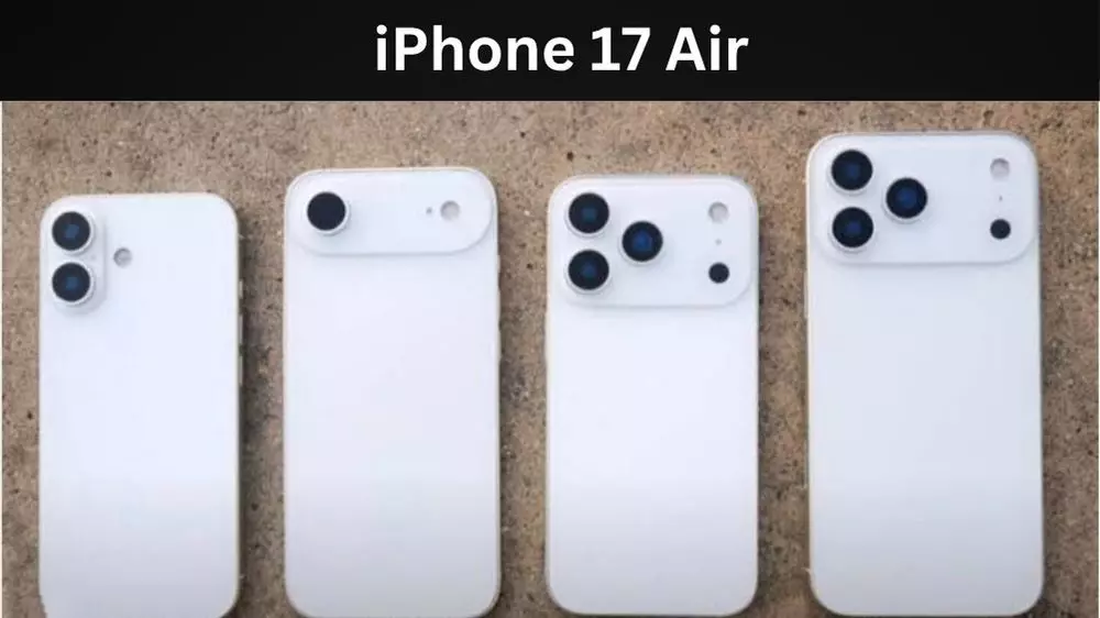 iPhone 17 Series लॉन्च को तैयार, इस बार मिलेगा नया Air वेरिएंट! iPhone 17 Series लॉन्च को तैयार, इस बार मिलेगा नया Air वेरिएंट!