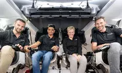 handout image released courtesy of SpaceX