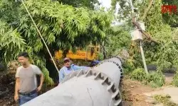 A tower collapsed in Safdarjung Enclave