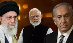 Khamenei Modi Netanyahu