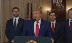 हमले के बाद ट्रंप का अमेरिका के नाम संबोधन, ईरान को कहा मिडिल ईस्ट का गुंडा, फिर हमले की चेतावनी दी