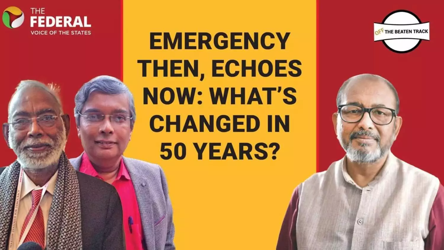 1975 से 2024 तक: क्या भारत में लोकतंत्र सिर्फ़ दिखावा बन गया है? 1975 से 2024 तक: क्या भारत में लोकतंत्र सिर्फ़ दिखावा बन गया है?