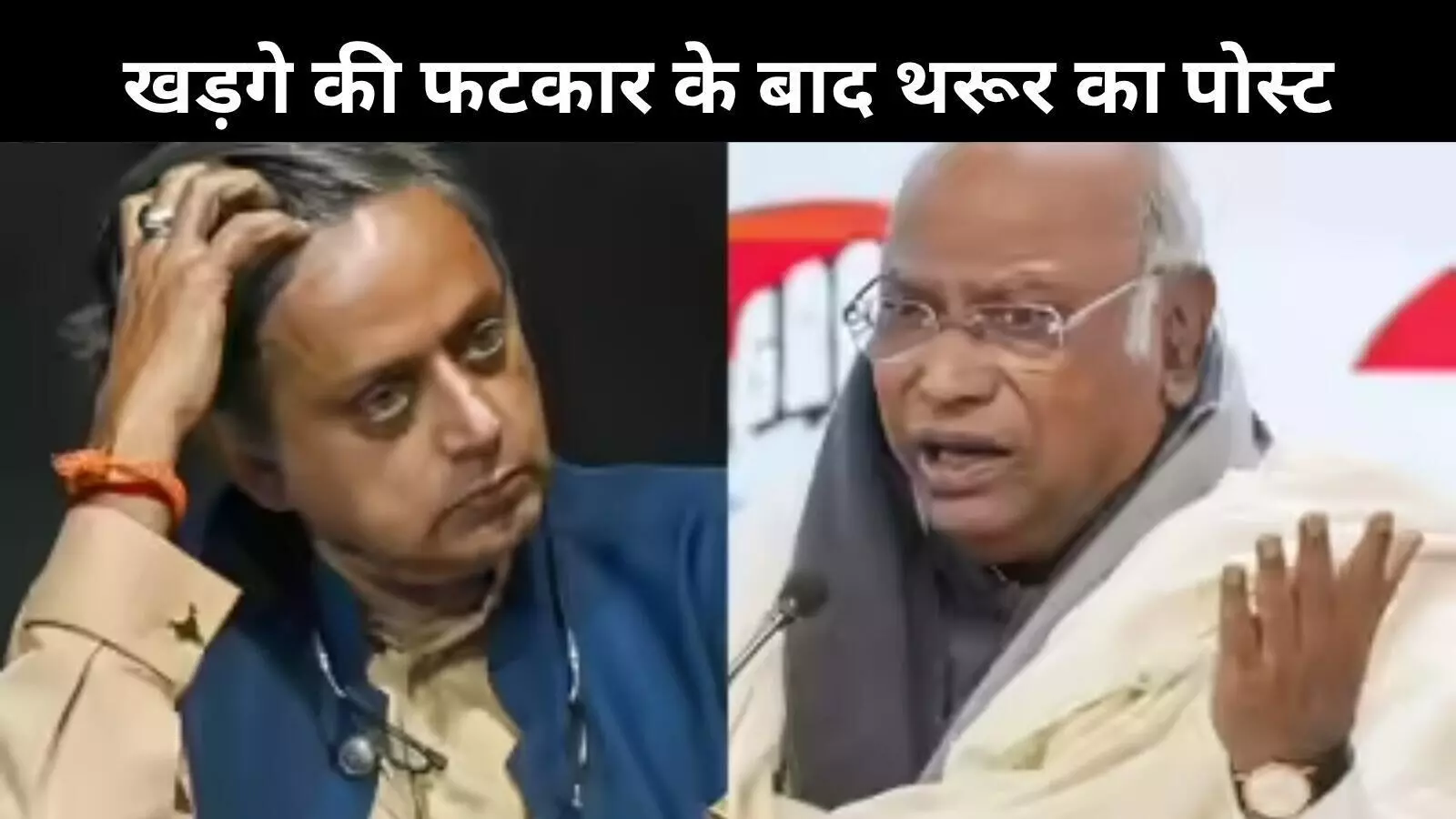 उड़ने की इजाजत मत मांगो...., खड़गे की टिप्पणी के बाद थरूर का जवाब उड़ने की इजाजत मत मांगो...., खड़गे की टिप्पणी के बाद थरूर का जवाब