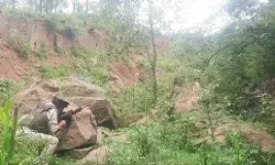 encounter broke out between security forces and terrorists in a remote forested area, in Jammu and Kashmirs Udhampur