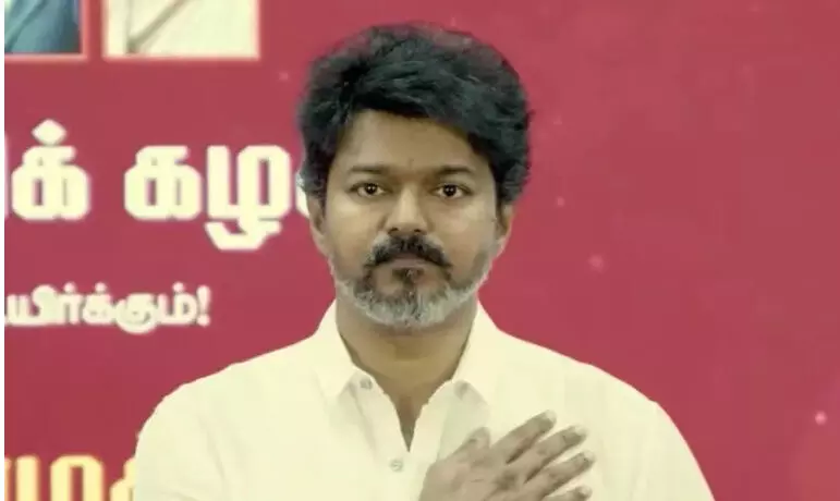 Actor turned politician Vijay Actor turned politician Vijay