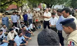 protest in PU