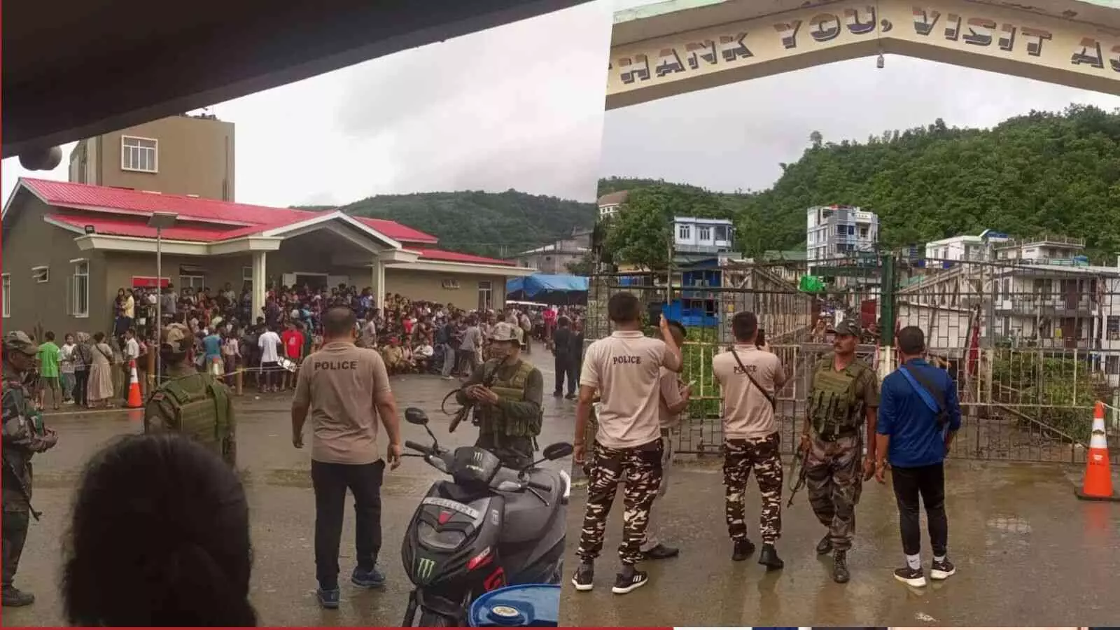सीमा पार संघर्ष का असर, मिजोरम में फिर बढ़ा शरणार्थी संकट सीमा पार संघर्ष का असर, मिजोरम में फिर बढ़ा शरणार्थी संकट
