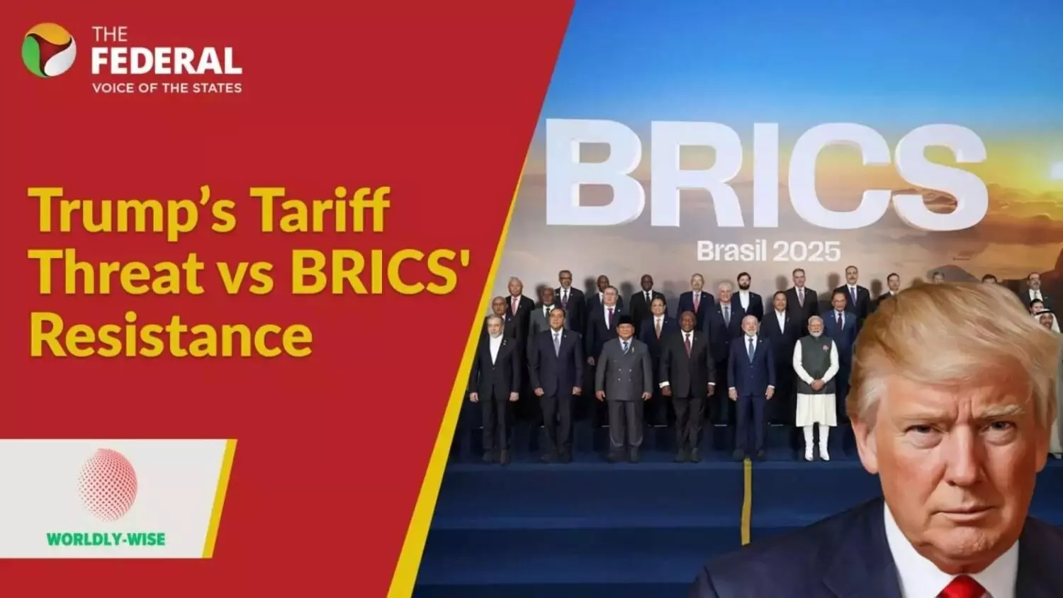 BRICS बनाम डोनाल्ड ट्रंप, क्या उभरती शक्तियां दिखा पाएंगी दम? BRICS बनाम डोनाल्ड ट्रंप, क्या उभरती शक्तियां दिखा पाएंगी दम?