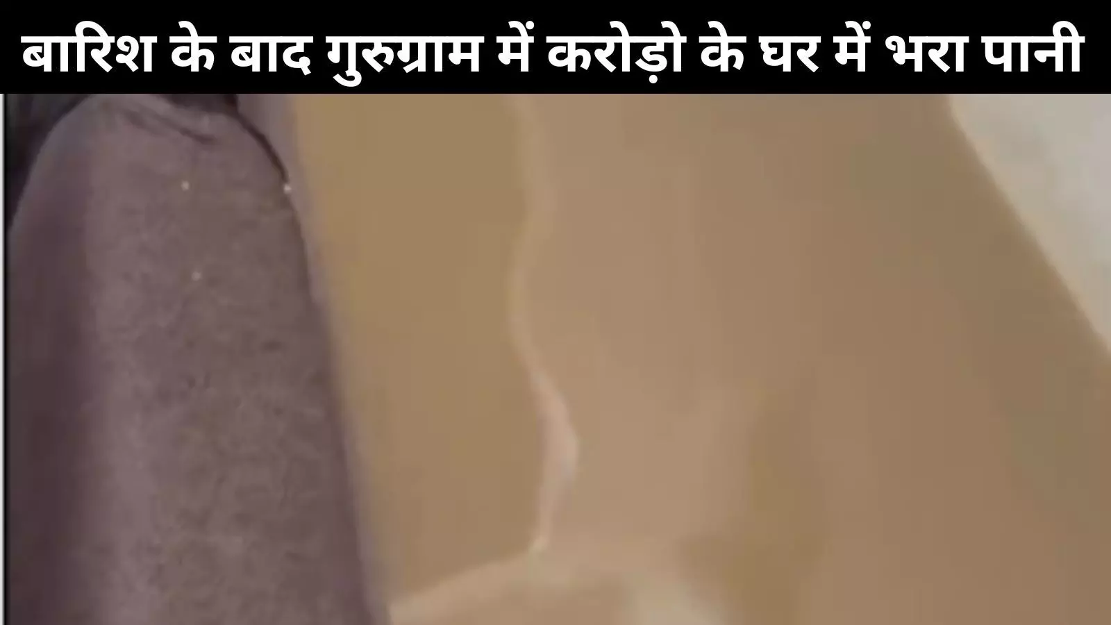 करोड़ों रूपये के घर में घुसा बरसाती पानी, महिला ने सोशल मीडिया पर बयां किया दर्द