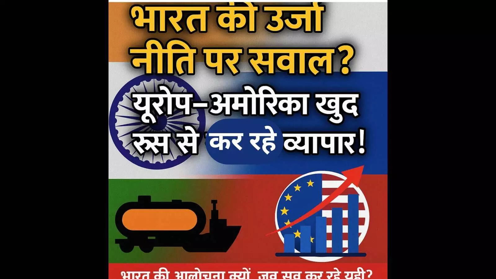 रूस से व्यापार पर भारत की आलोचना अनुचित, अपने गिरेबान में झांके आलोचक देश