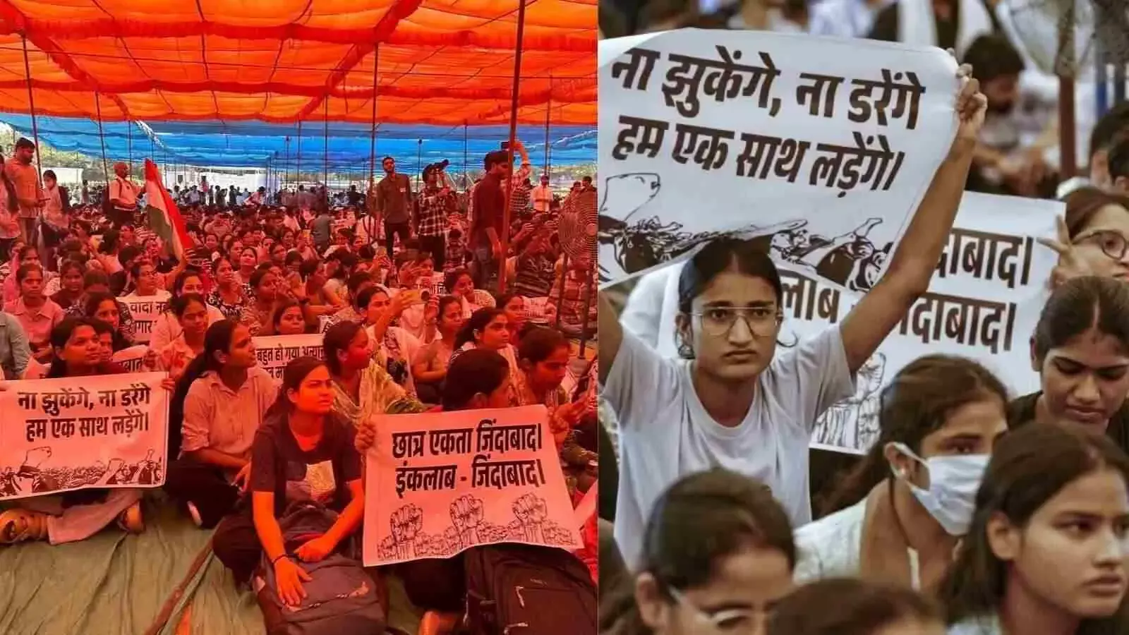 एसएससी विवाद : जंतर मंतर से राम लीला मैदान पहुंचा छात्रों का हल्ला बोल