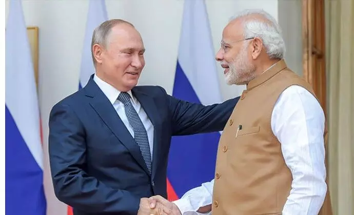 पुतिन दिसंबर में करेंगे भारत का दौरा; पीएम मोदी से मुलाक़ात तय; एजेंडे में ट्रंप टैरिफ़ पर भी चर्चा पुतिन दिसंबर में करेंगे भारत का दौरा; पीएम मोदी से मुलाक़ात तय; एजेंडे में ट्रंप टैरिफ़ पर भी चर्चा