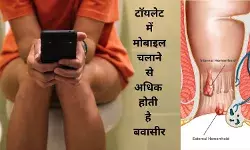 Hemorrhoids Research Causes of piles Phone in toilet Smartphone health risks Hemorrhoids Cause Indian study hemorrhoids