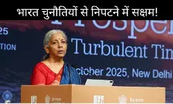 वित्त मंत्री निर्मला सीतारमण बोलीं, भारत की अर्थव्यवस्था मजबूत, वैश्विक असंतुलन से निपटने में सक्षम