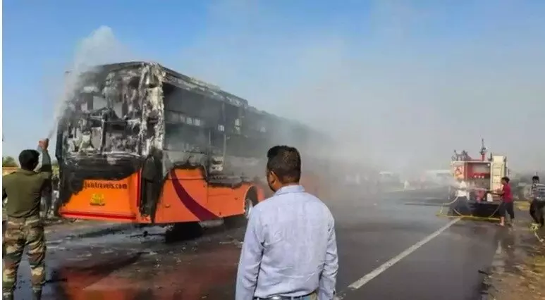 जैसलमेर बस हादसा: खराब लॉक सिस्टम और इमरजेंसी एग्जिट की कमी बनी 20 मौतों की वजह