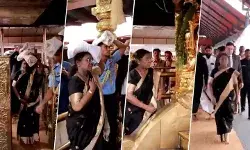 सबरीमाला में भगवान अयप्पा के दर पर पहुंचीं राष्ट्रपति मुर्मू, सिर पर इरुमुडिकेत्तु रखकर दर्शन किए