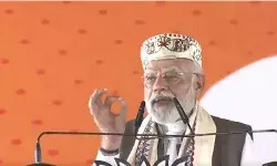 समस्तीपुर की रैली में पीएम मोदी ने महागठबंधन को कहा लठबंधन, बोले- जंगलराज वालों का डिब्बा गोल करना है