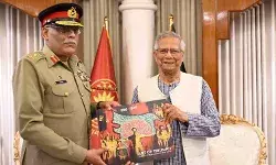 यूनुस का विवादित नक्शा: भारत के पूर्वोत्तर को बांग्लादेश में दिखाया