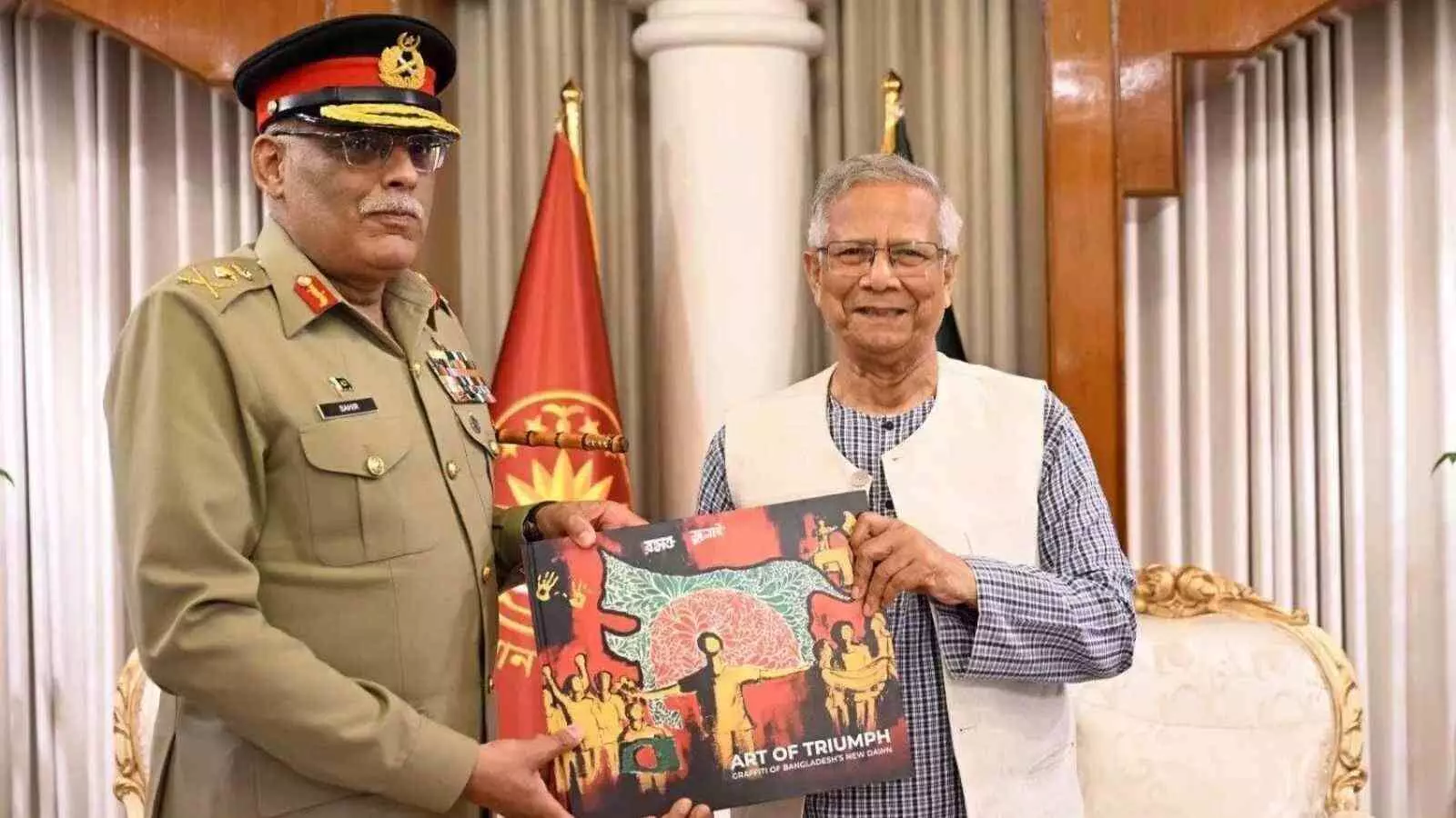 यूनुस का विवादित नक्शा: भारत के पूर्वोत्तर को बांग्लादेश में दिखाया यूनुस का विवादित नक्शा: भारत के पूर्वोत्तर को बांग्लादेश में दिखाया
